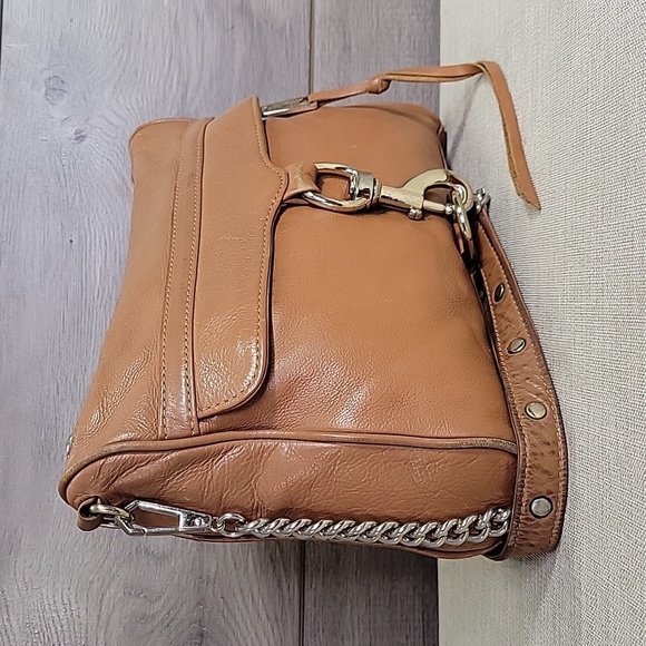 Rebecca Minkoff Brown Leather Crossbody Shoulder Bag - Picture 3 of 16